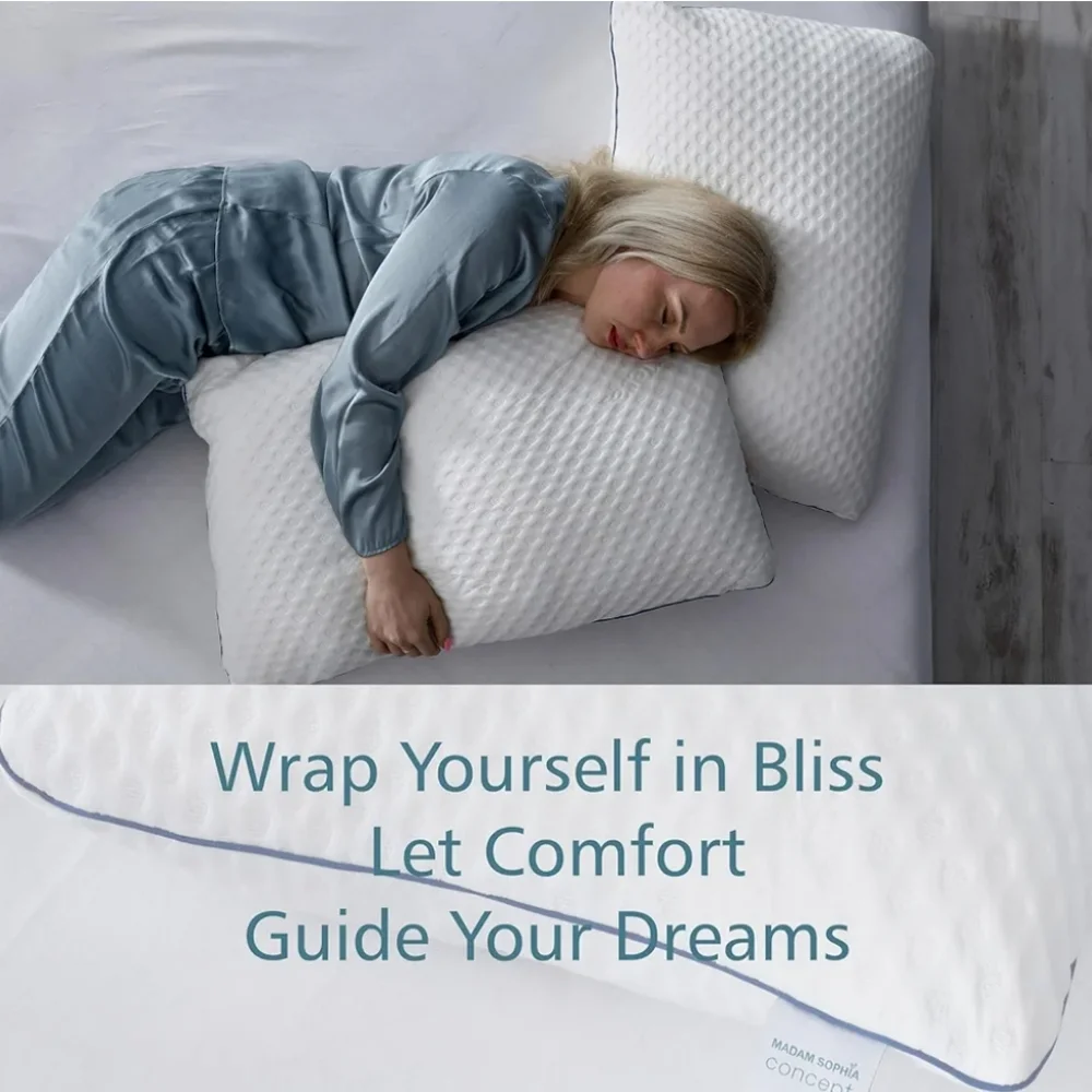 Memory Foam Pillows, Adjustable Side Sleeper Pillow